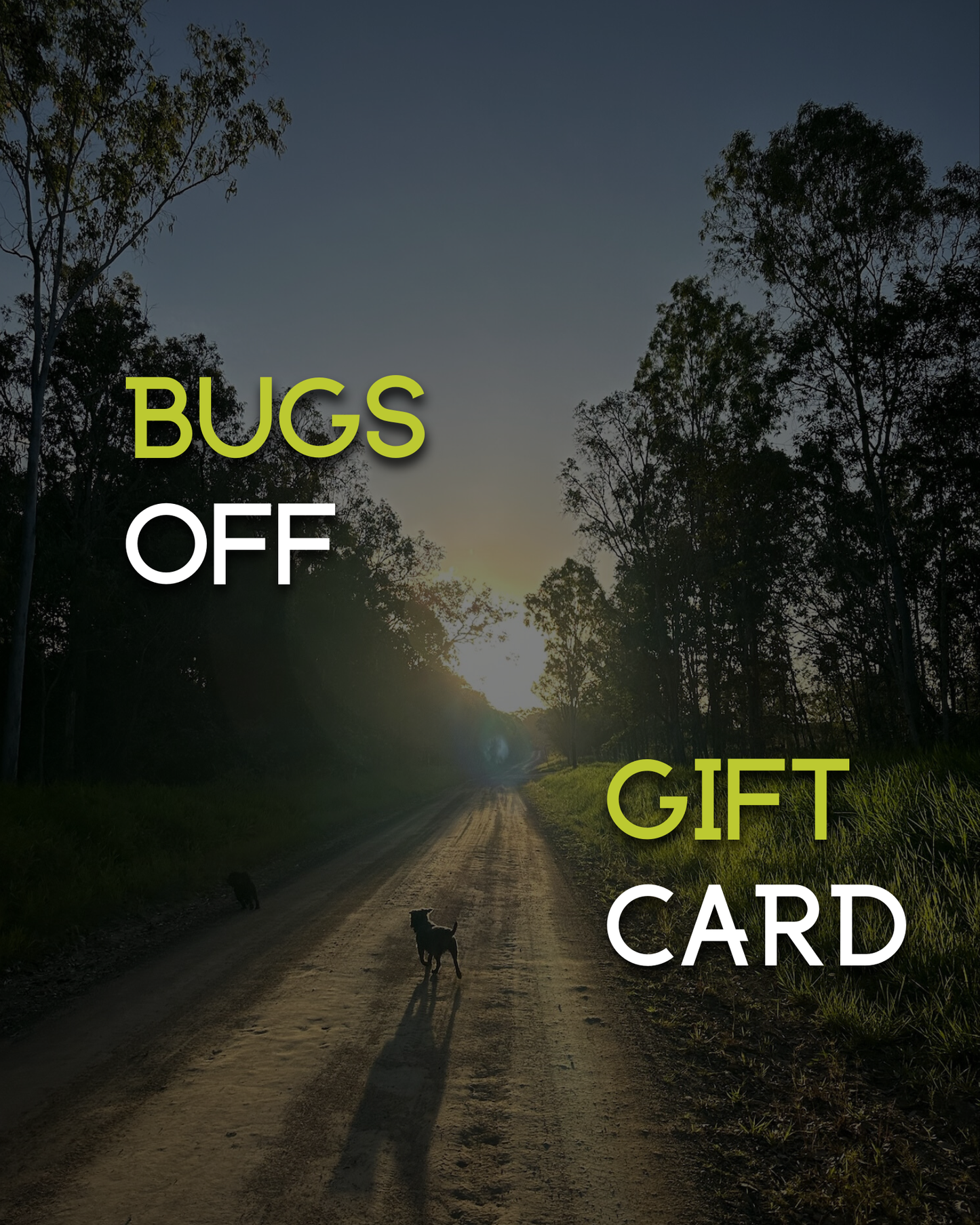 The Bugs Off Adventure Awaits - Gift Card